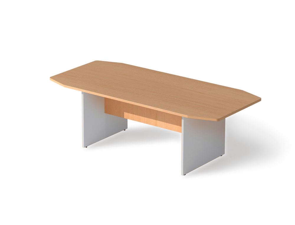MESA DE REUNION ROCADA MEETING 3003AN01V24 ESTRUCTURA MADERA GRIS GRIS TABLERO HAYA220X100X74 CM