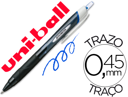 BOLIGRAFO UNI-BALL JET STREAM SPORT SXN-150 TINTA HIBRIDA AZUL