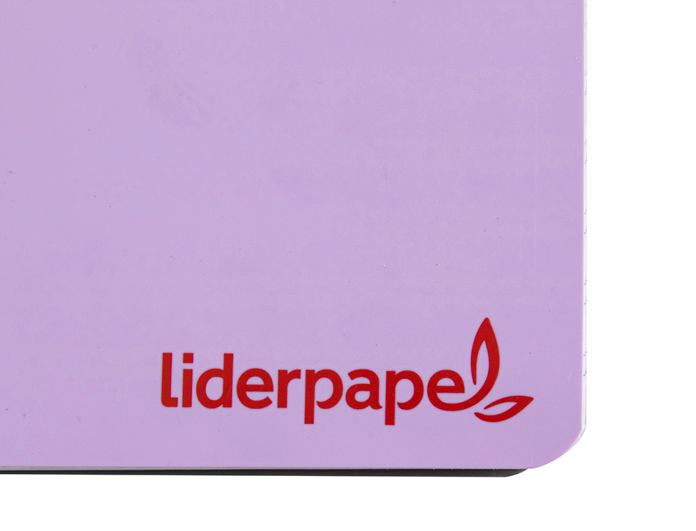 CUADERNO ESPIRAL LIDERPAPEL A5 WONDER TAPA PLASTICO 80H 90G CUADRO 4MM CON MARGEN COLORES SURTIDOS