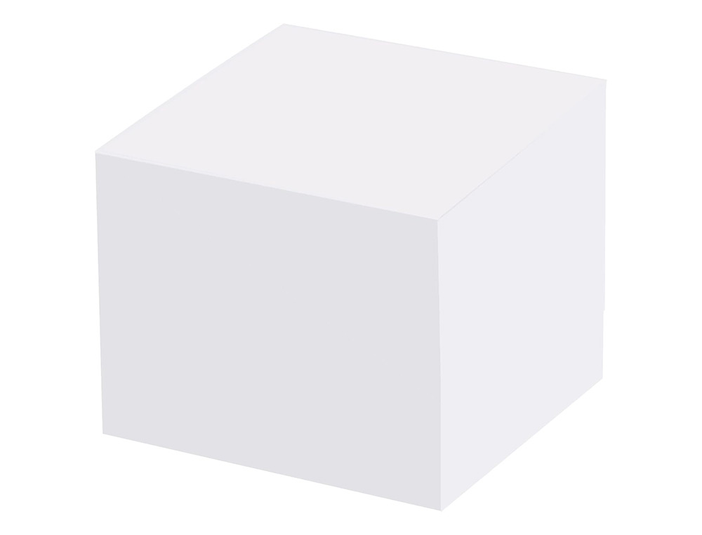 TACO PAPEL LIDERPAPEL ENCOLADO BLANCO 1000 HOJAS 100X100X100 MM 80 GR