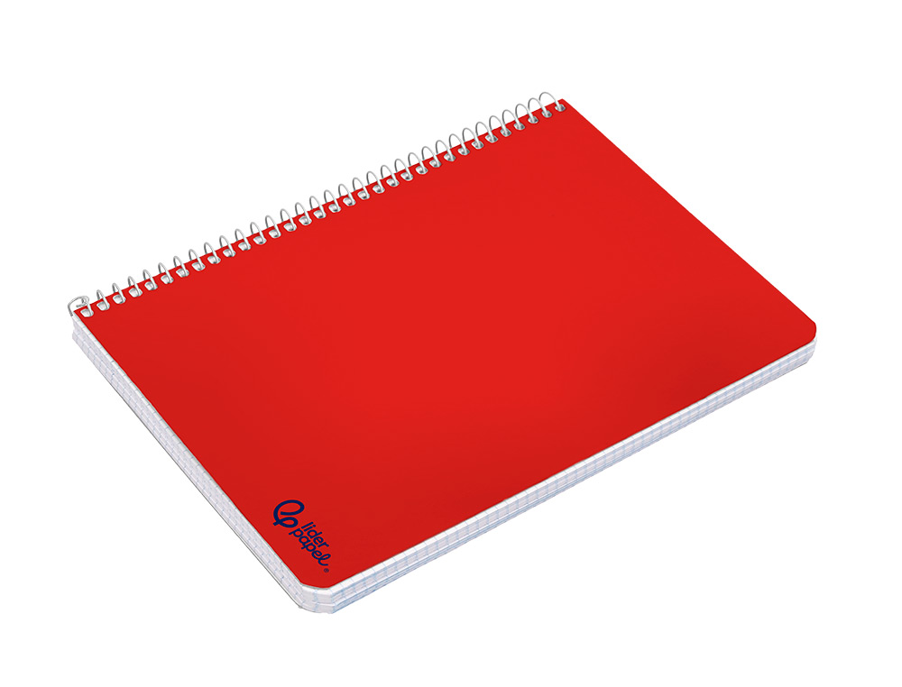 CUADERNO ESPIRAL LIDERPAPEL A5 SMART TAPA BLANDA 80H 75GR RAYADO Nº46 COLORES SURTIDOS