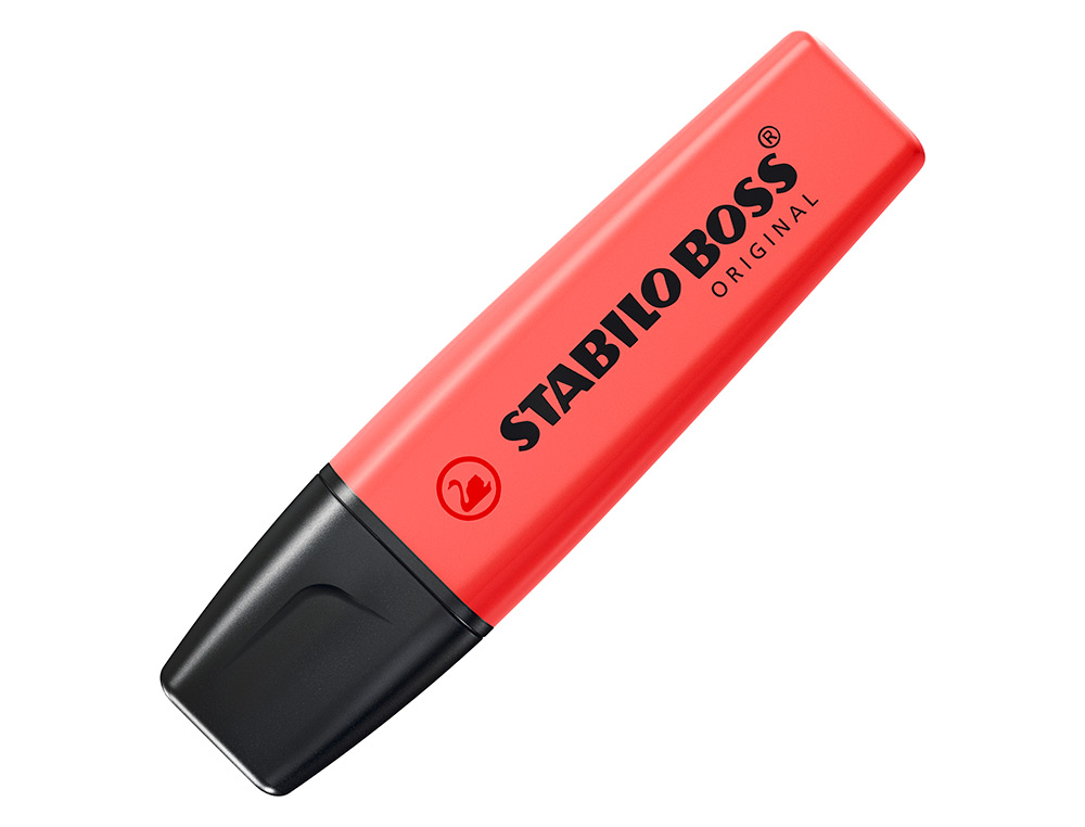 ROTULADOR STABILO BOSS FLUORESCENTE 70 ROJO