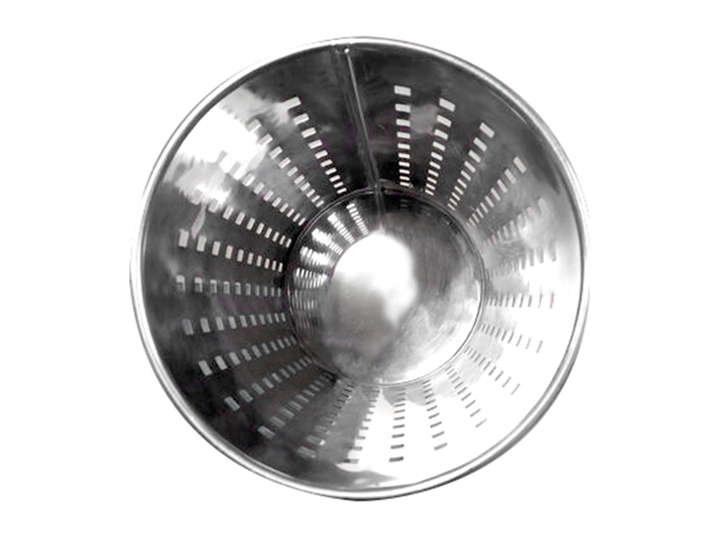 PAPELERA METALICA Q-CONNECT PERFORADA CROMADA 250X325 MM