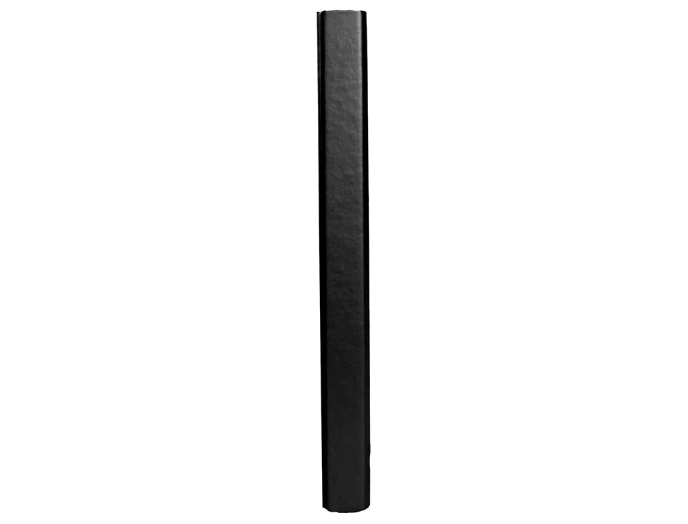 CARPETA ANTARTIK GOMAS TRES SOLAPAS CARTON FORRADO COLOR NEGRO