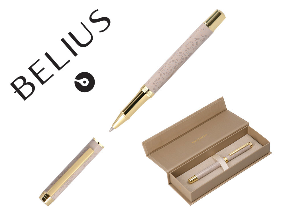 ROLLER BELIUS WILD WEST ALUMINIO COLOR BEIGE TINTA COLOR NEGRO CAJA DE DISEO